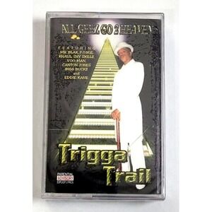 TRIGGA TRAIL - ALL GEEZ GO 2 HEAVEN (1998) - HIP HOP CASSETTE‎ - SEALED!